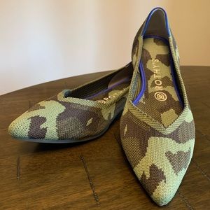 Rothy’s Green Camo Points - 8.5